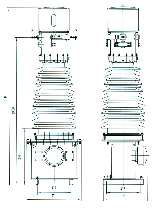 JDCF-110電壓互感器